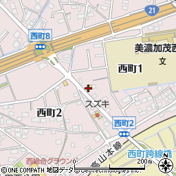 中華園周辺の地図