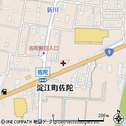 鳥取県米子市淀江町佐陀854-4周辺の地図