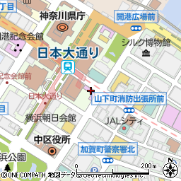 横浜ユーラシア文化館周辺の地図