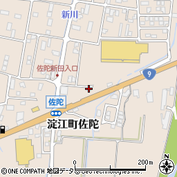 鳥取県米子市淀江町佐陀851周辺の地図