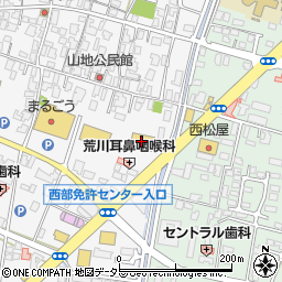 ウエルシア米子東福原店周辺の地図