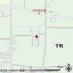 千葉県茂原市千町1709-21周辺の地図