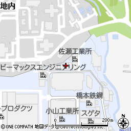 小安工業周辺の地図