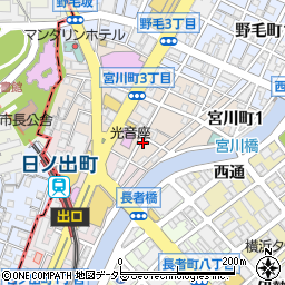 アイペック横浜宮川町第１駐車場周辺の地図