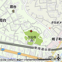 神奈川県横浜市保土ケ谷区霞台12周辺の地図