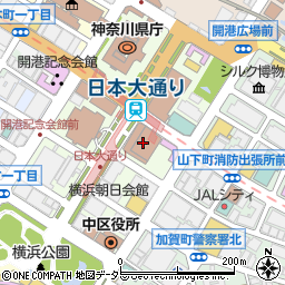 神奈川県横浜市中区日本大通11周辺の地図