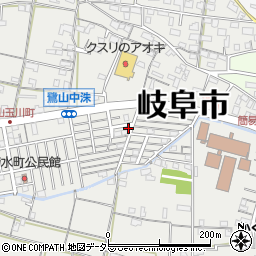 岐阜県岐阜市白鷺町周辺の地図