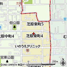 岐阜県本巣郡北方町芝原東町4丁目49周辺の地図