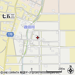 岐阜県本巣市政田41周辺の地図