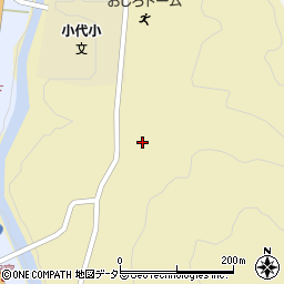 兵庫県美方郡香美町小代区實山134周辺の地図
