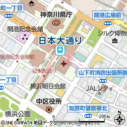 横浜情報文化センター　管理事務所周辺の地図