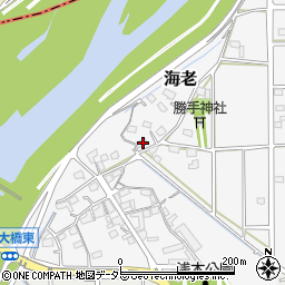 岐阜県本巣市海老318周辺の地図