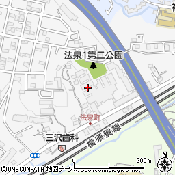 〒240-0032 神奈川県横浜市保土ケ谷区法泉の地図