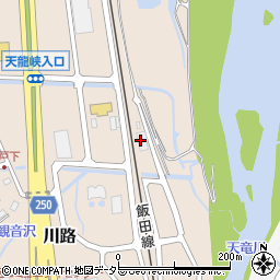 天竜川総合学習館・かわらんべ周辺の地図