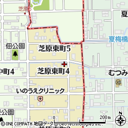 岐阜県本巣郡北方町芝原東町4丁目53周辺の地図