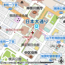 〒231-0021 神奈川県横浜市中区日本大通の地図