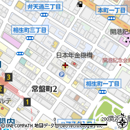 トヨタレンタリース横浜関内店周辺の地図