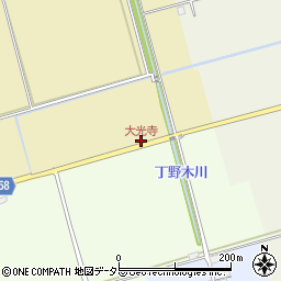 大光寺口周辺の地図