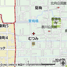 岐阜県岐阜市西改田村前32周辺の地図