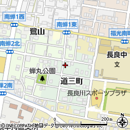 岐阜県岐阜市道三町72周辺の地図