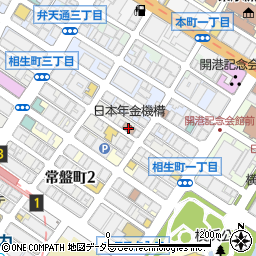 横浜中年金事務所周辺の地図