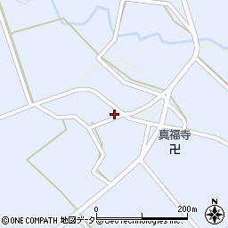 鳥取県大山町（西伯郡）蔵岡周辺の地図