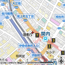 神奈川県横浜市中区尾上町5丁目75周辺の地図