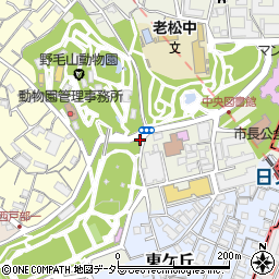 戸部警察署野毛山公園交番周辺の地図