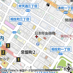 地鶏家 萬丸 関内店周辺の地図