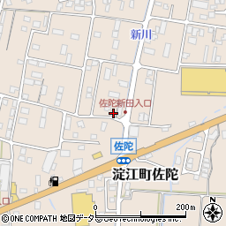 鳥取県米子市淀江町佐陀939-4周辺の地図