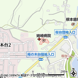 姉崎病院周辺の地図
