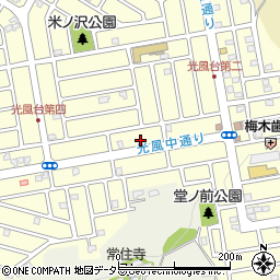 千葉県市原市光風台3丁目518周辺の地図