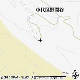 兵庫県美方郡香美町小代区野間谷386周辺の地図