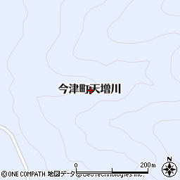 滋賀県高島市今津町天増川周辺の地図