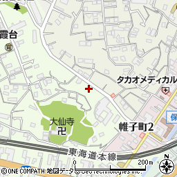 霞台第二公園周辺の地図