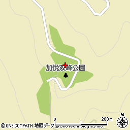 加悦双峰公園周辺の地図
