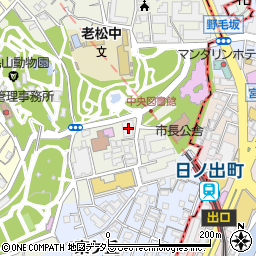 横浜市青少年交流センター周辺の地図