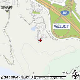 島根県松江市東津田町2296-28周辺の地図