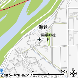 岐阜県本巣市海老321周辺の地図