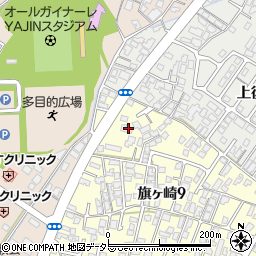 鳥取県米子市旗ヶ崎9丁目22周辺の地図