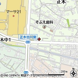 岐阜正木郵便局 ＡＴＭ周辺の地図