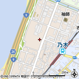 島根県松江市西嫁島周辺の地図