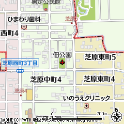 佃公園周辺の地図