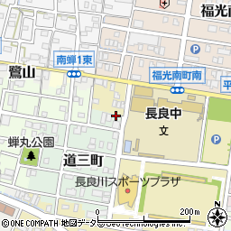 岐阜県岐阜市道三町74周辺の地図