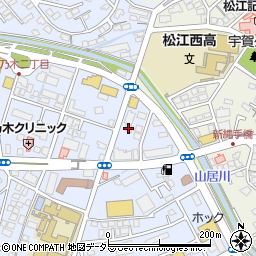 株式会社合人社計画研究所松江営業所周辺の地図