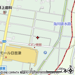イオンモール日吉津１階Ｆ平面駐車場周辺の地図