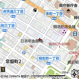 あっとめいし　横浜関内店周辺の地図