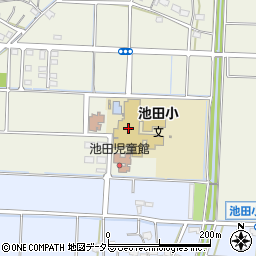 池田町立池田小学校周辺の地図