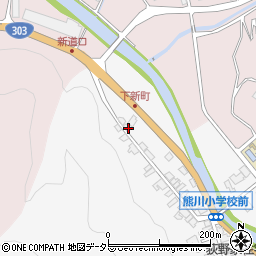 福井県三方上中郡若狭町熊川36周辺の地図