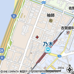 松江市医師会周辺の地図